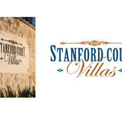 Stanford Court Villas logo with monument