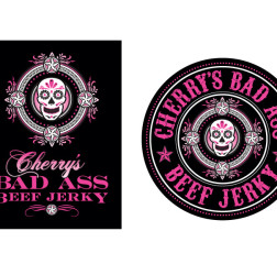 Cherry's Bad Ass Beef Jerky logo