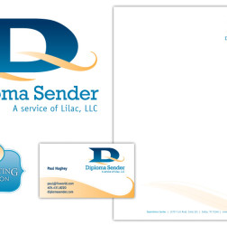 Diploma Sender logo and package