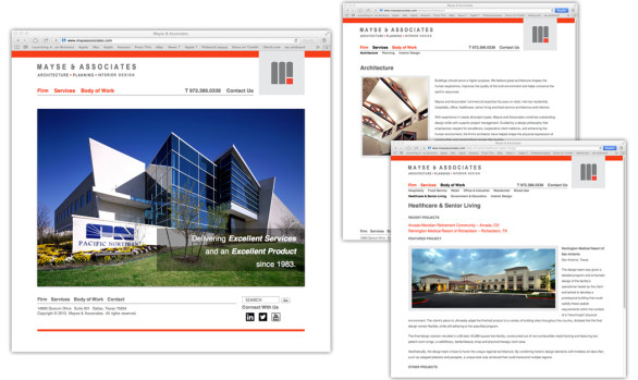 Mayse & Associates web site design